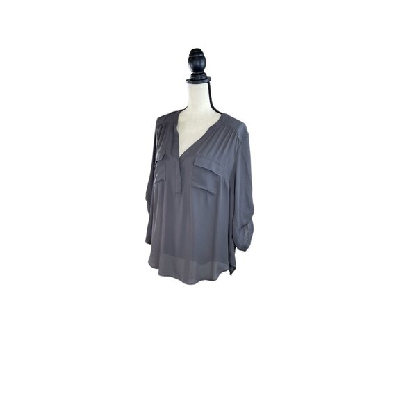 Michael Michael Kors Long Sleeve Handkerchief Hem Boho Top NWT S - Picture 7 of 11